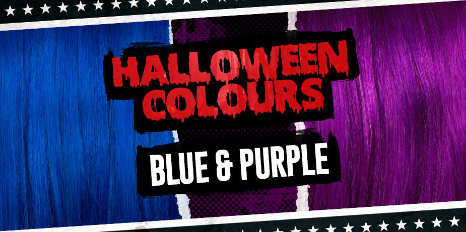 Votre Costume d'Halloween en Fonction de Votre Couleur de Cheveux : Nuances de Bleu et de Violet