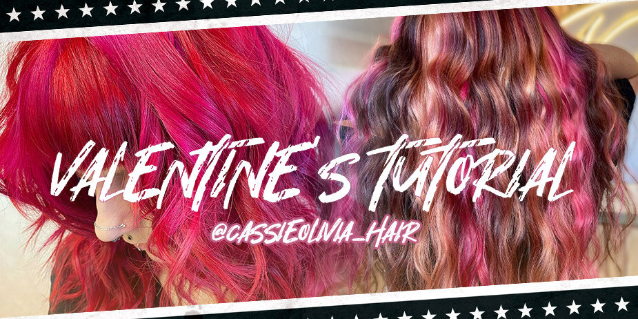 Tutoriel coiffure inspiré de la Saint-Valentin avec @cassieolivia_hair 💖