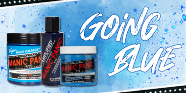 Setzen Sie ein Statement in Blau