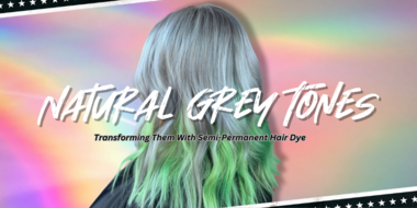 Cómo teñir el cabello gris natural con tinte semipermanente