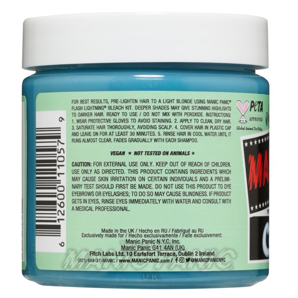 Sea Nymph Creamtones Hair Colour Dye | Manic Panic UK