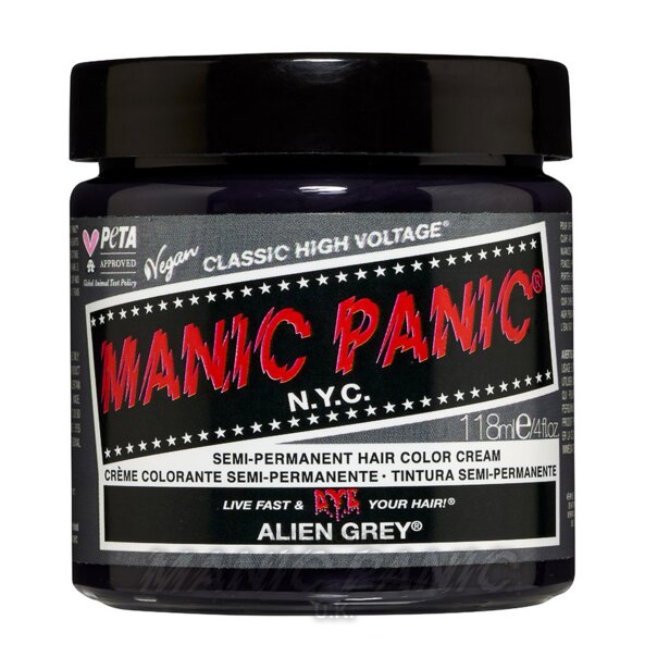 Alien Grey High Voltage Classic Colour | Manic Panic UK