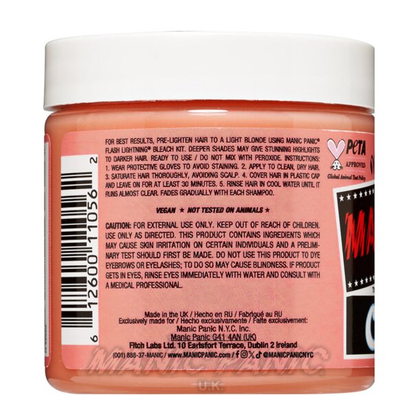 Dreamsicle Creamtones Hair Colour Dye | Manic Panic UK