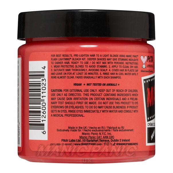 Pretty Flamingo High Voltage Classic Hair Dye | Manic Panic UK