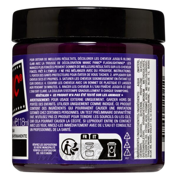 Plum Passion High Voltage Classic Hair Dye | Manic Panic UK