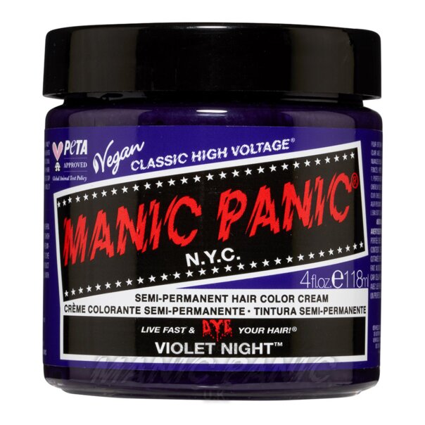 Violet Night High Voltage Classic Hair Dye | Manic Panic UK