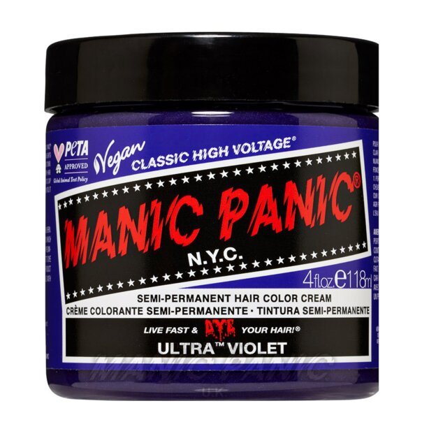 Coloration Capillaire Ultra Violet Blue High Voltage | Manic Panic FR