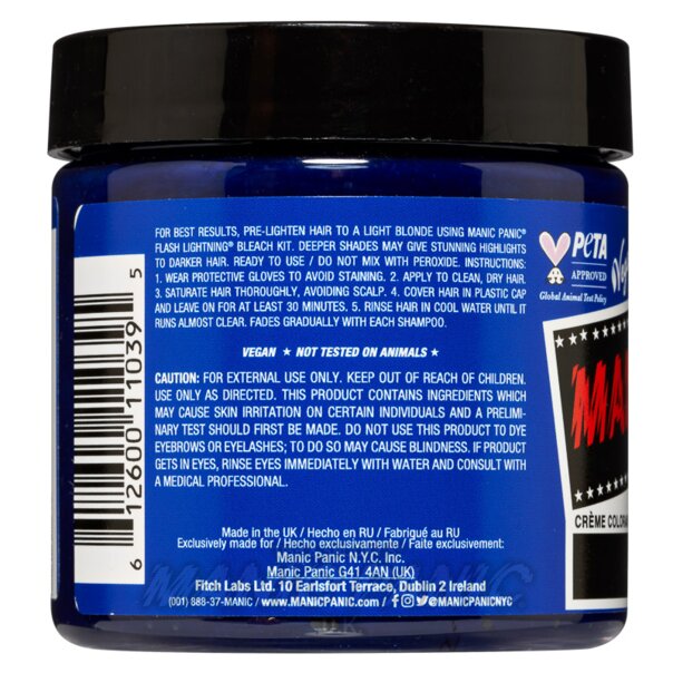 Tintura Capelli High Voltage Classic Rockabilly Blue | Manic Panic IT
