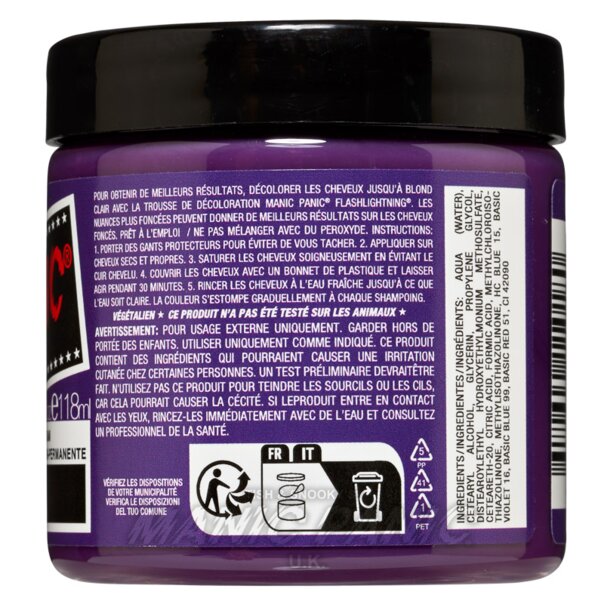 Tinte Capilar High Voltage Classic Mystic Heather Violeta | Manic Panic
