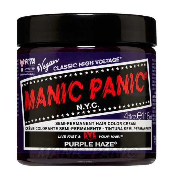 Purple Haze High Voltage Classic Hair Dye | Manic Panic UK
