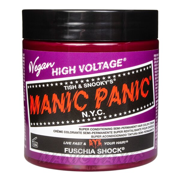 Fuschia Shock High Voltage Classic Haarfarbe 237ml | Manic Panic UK
