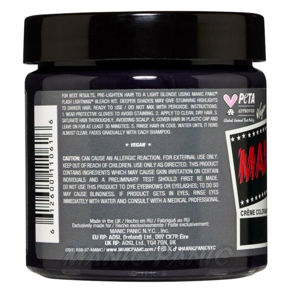 Color Clásico de Alto Voltaje Alien Grey | Manic Panic Alien Grey