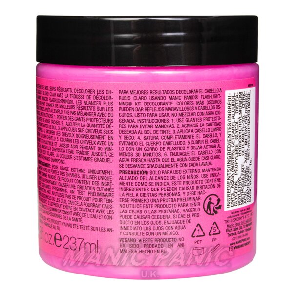 Cotton Candy Pink High Voltage Classic Haarfarbe 237ml | Manic Panic UK