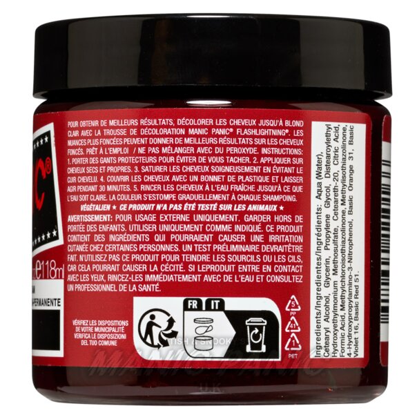 Tintura Capelli High Voltage Classic Infra Red | Manic Panic IT
