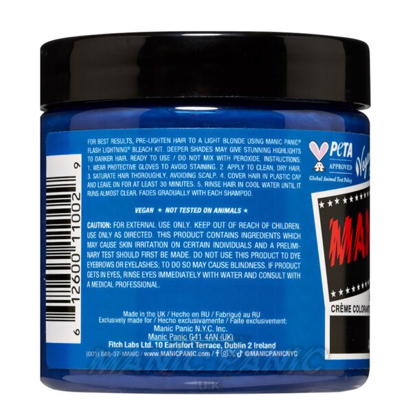 Tintura Capelli High Voltage Classic Atomic Turquoise | Manic Panic IT