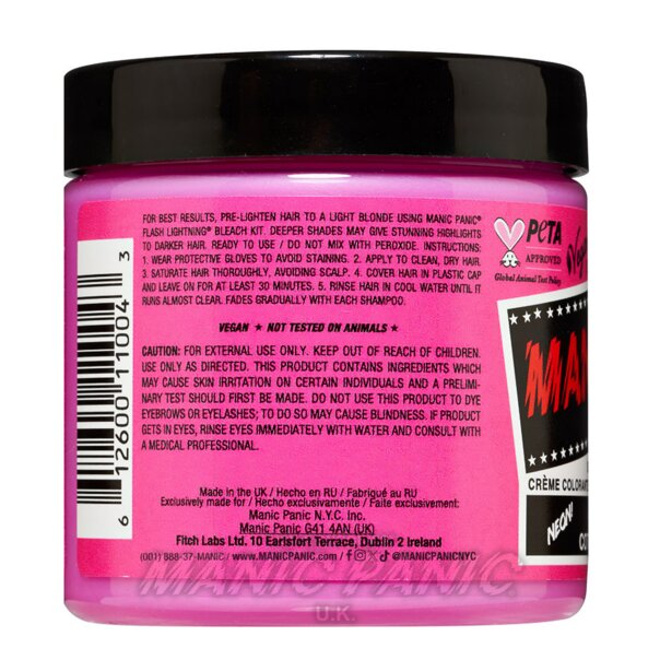 Cotton Candy Pink High Voltage Classic Haarfarbe | Manic Panic DE
