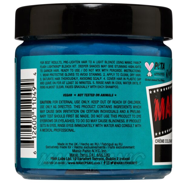 Siren's Song Türkise Classic Haarfarbe | Manic Panic DE