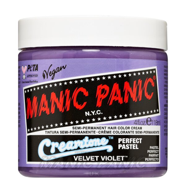 Velvet Violet Creamtones Hair Colour Dye | Manic Panic UK