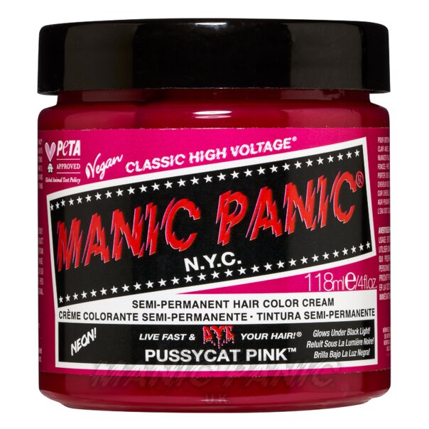 Pussycat Pink High Voltage Classic Colour | Manic Panic UK