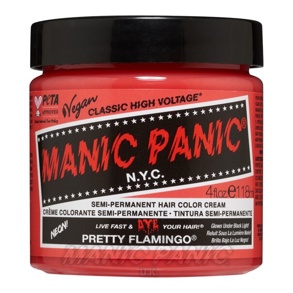 Pretty Flamingo High Voltage Classic Hair Dye | Manic Panic UK