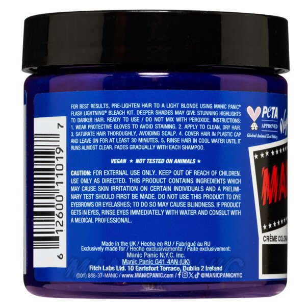 Tinte Capilar High Voltage Classic Lie Locks - Violeta | Manic Panic