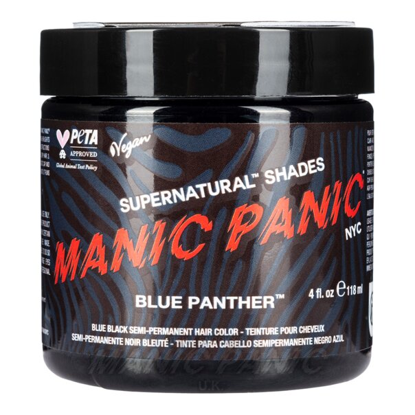 Coloration capillaire bleu-noir Blue Panther® | Manic Panic Supernaturals