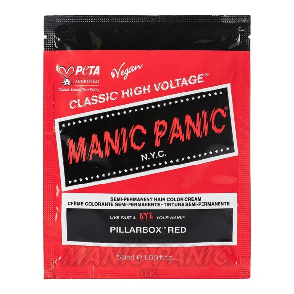 Pochette Pillarbox™ rouge haute tension couleur classique | MP UK