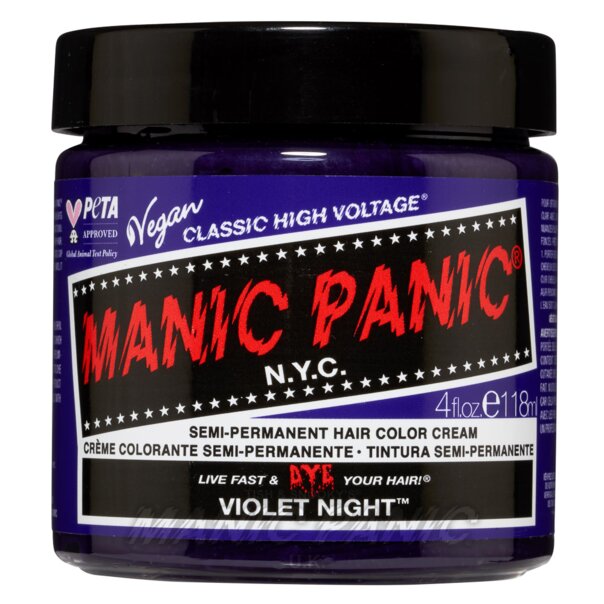 Coloration Capillaire Violet Night High Voltage | Manic Panic FR