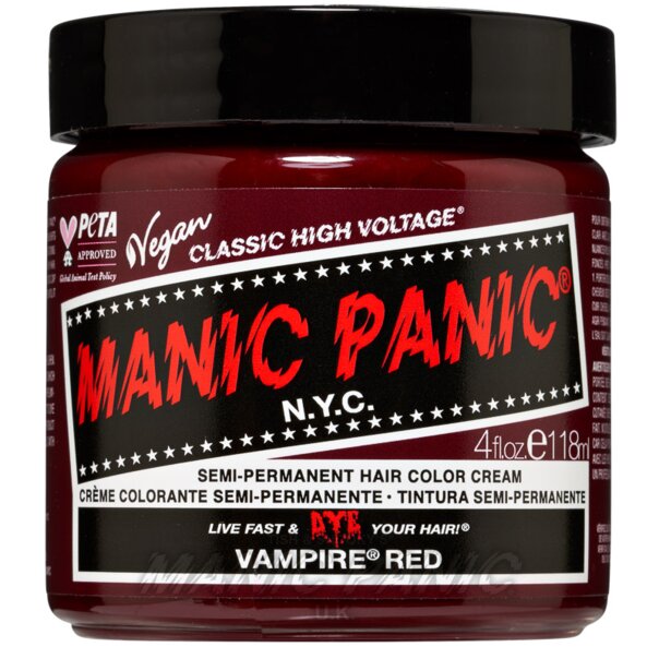 Vampire Red High Voltage Classic Hair Dye | Manic Panic UK
