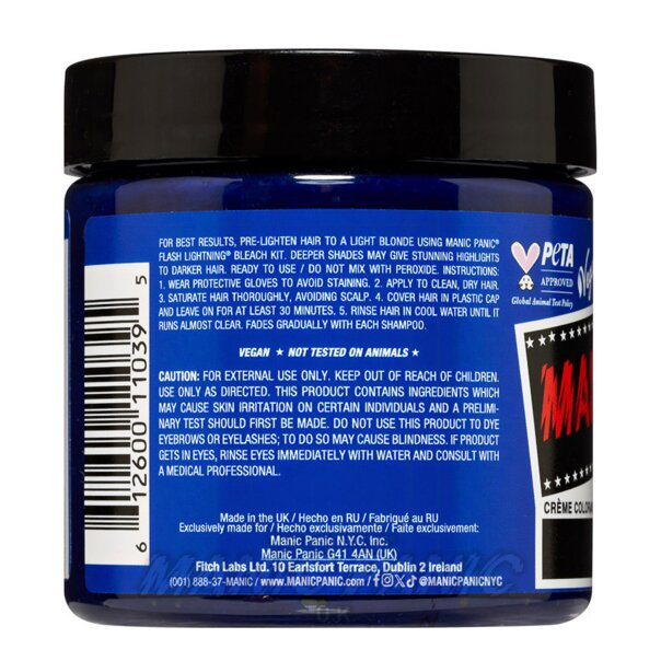 Rockabilly Blue High Voltage Classic Haarfarbe | Manic Panic DE