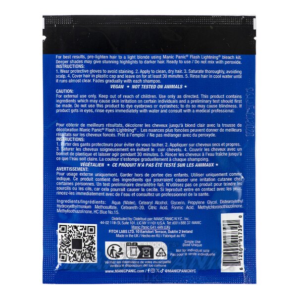 Rockabilly® Bleu Haute Tension Colorant Classique 50 ml | MP UK