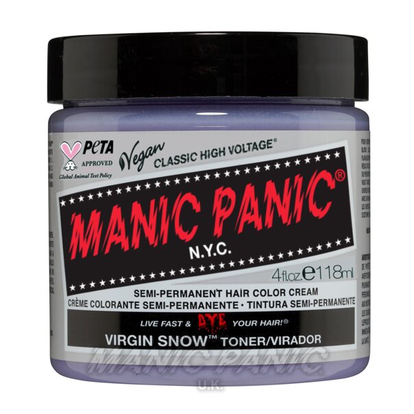 Virgin Snow Toner High Voltage Classic Haarfarbe | Manic Panic DE