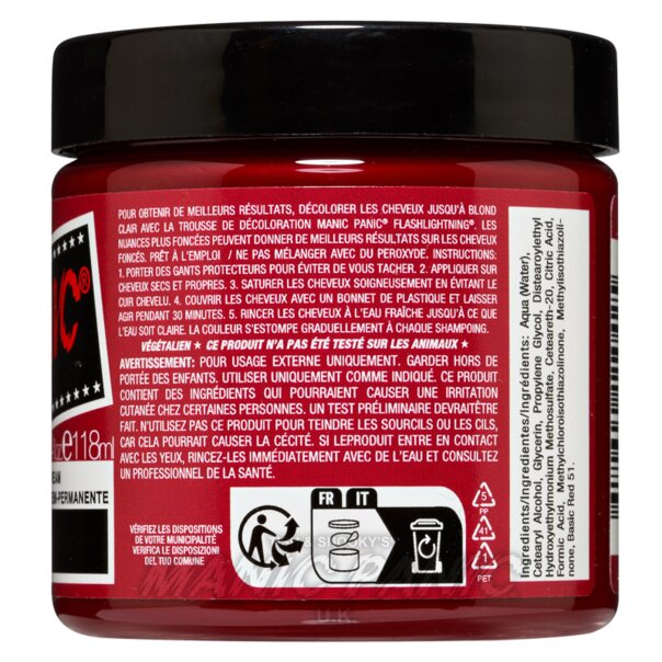 Coloration Capillaire Vampire's Kiss High Voltage | Manic Panic FR