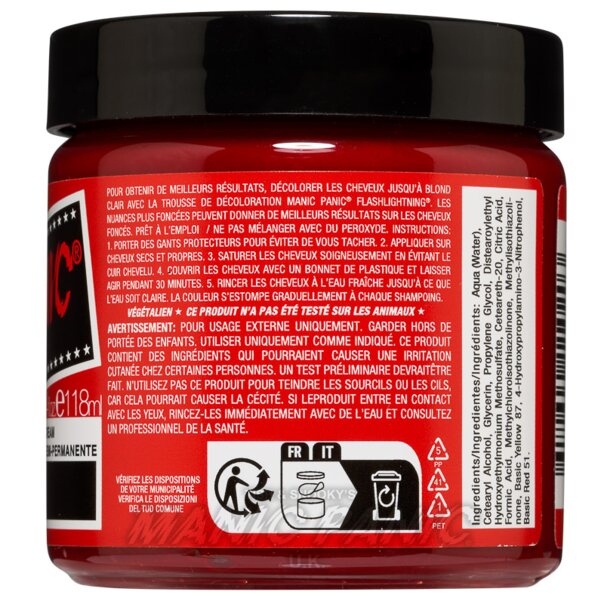 Tintura Capelli High Voltage Classic Pillarbox Red | Manic Panic IT