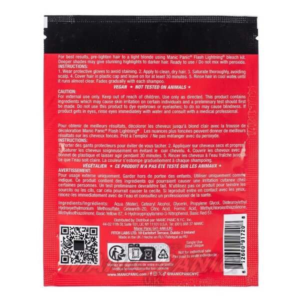 Pochette Pillarbox™ rouge haute tension couleur classique | MP UK