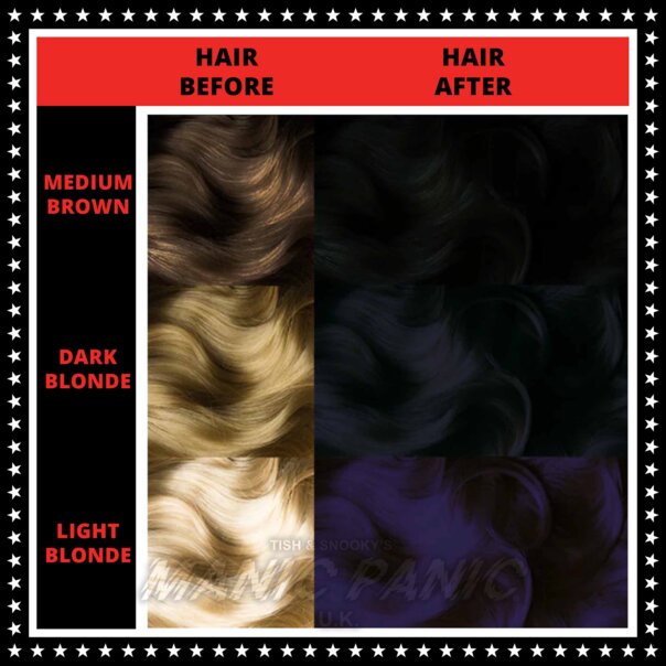Tintura per capelli blu-nera Blue Panther® | Manic Panic Supernaturals