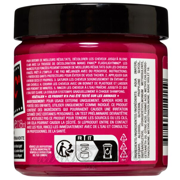 Hot Hot Pink High Voltage Classic Hair Dye | Manic Panic UK