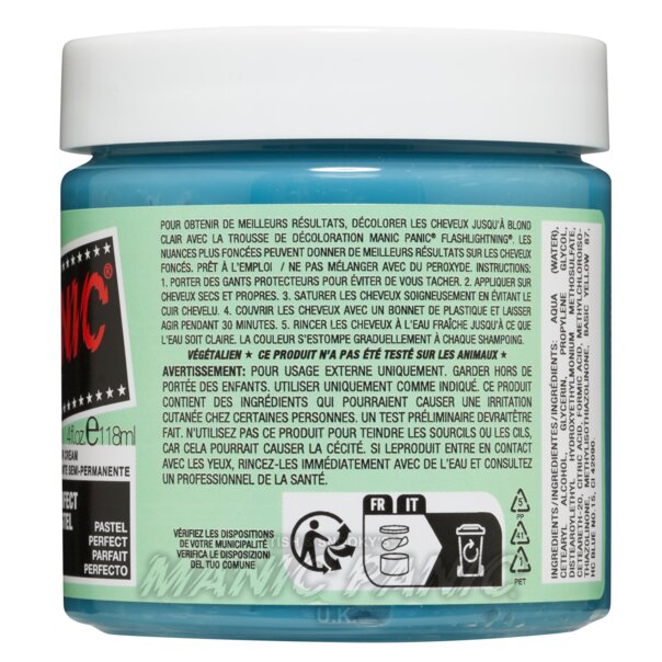 Sea Nymph Creamtones Hair Colour Dye | Manic Panic UK