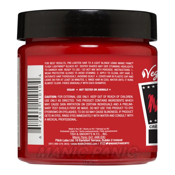 Wildfire High Voltage Classic Hair Dye | Manic Panic UK