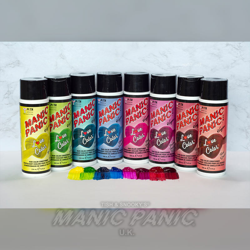 Masque Colorant Manic Panic 'Rock Me Red' 236ml - Conditionneur Pour Cheveux Colorés