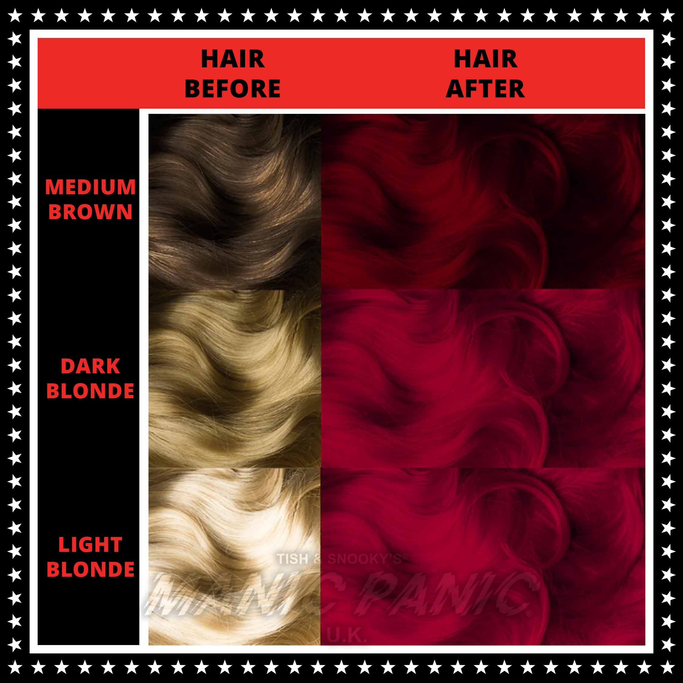 Rock 'N' Roll Red High Voltage Classic Hair Dye 237ml | Manic Panic UK