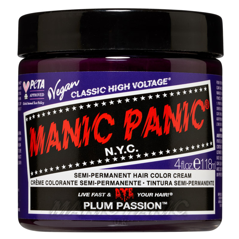 Plum Passion High Voltage Classic Hair Dye Manic Panic UK — free download